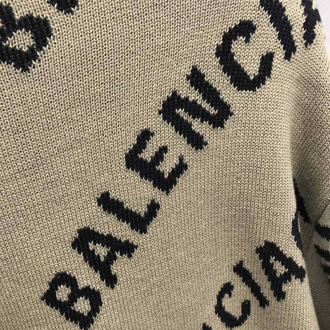 Ba1en*iaga letter sweater