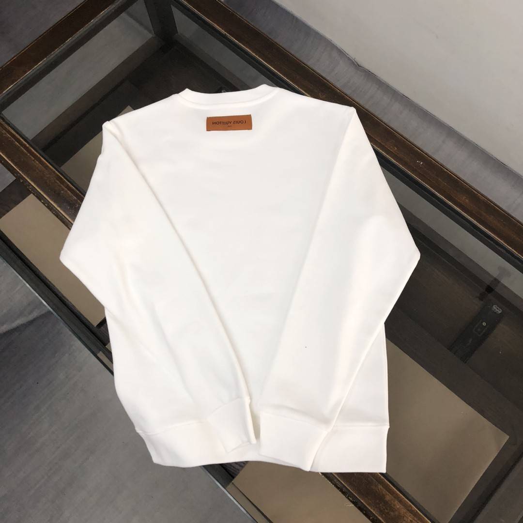 L0vis Vvtt0n 2023 new autumn and winter couples style round neck sweatshirt