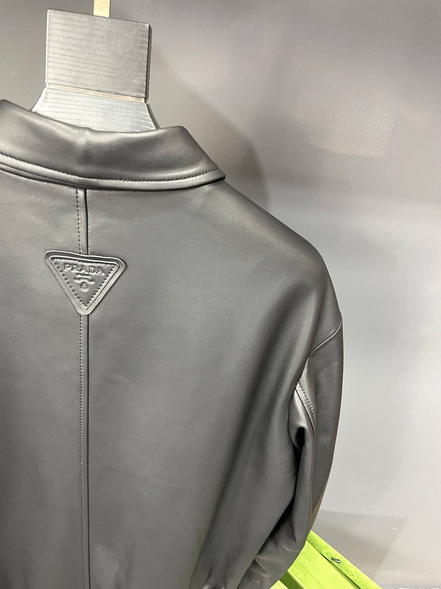 Pra*a Paris catwalk style leather jacket