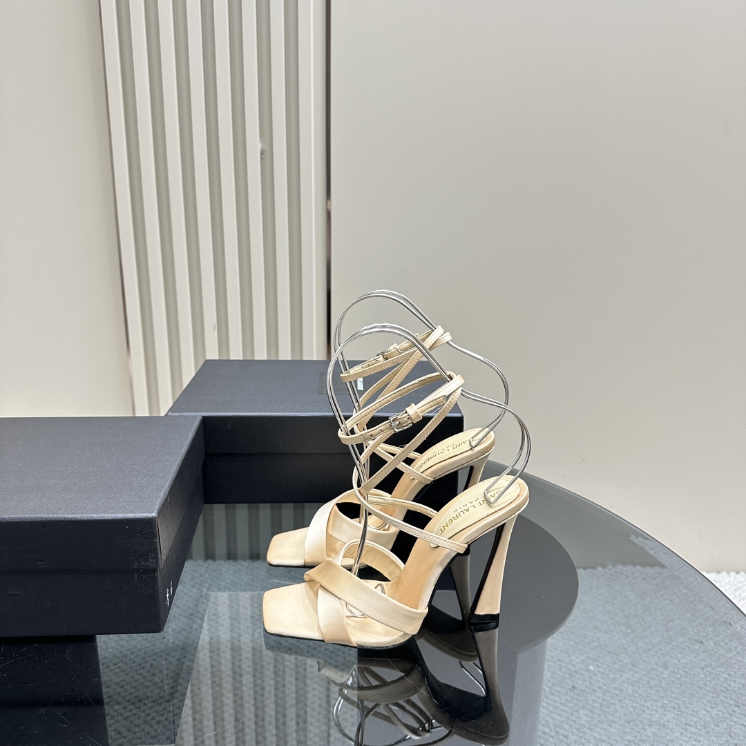 Y51 SS2024 Summer New Product Metal Head Elegant High Heels Heel height: 10.5cm Size: 35-42 (40, 41, 42 custom)