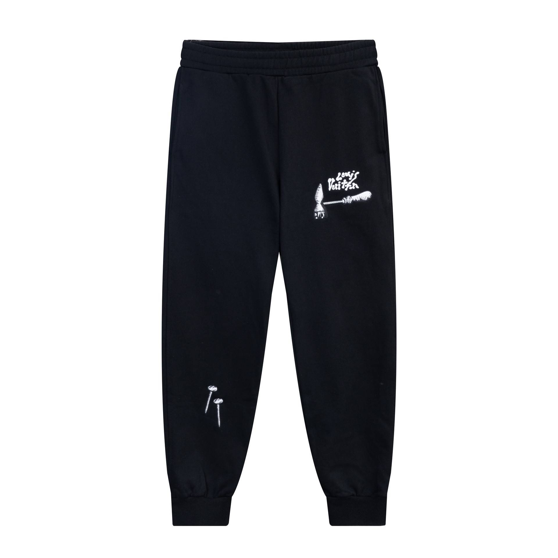2023s new autumn and winter L0vis Vvtt0n trousers-LV casual sweatpants