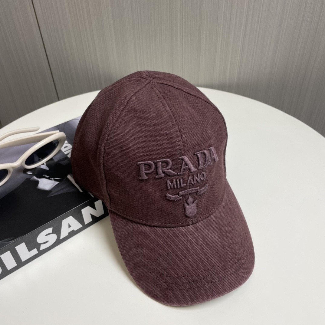 [#4805] Pra*a baseball cap peaked ca p hat