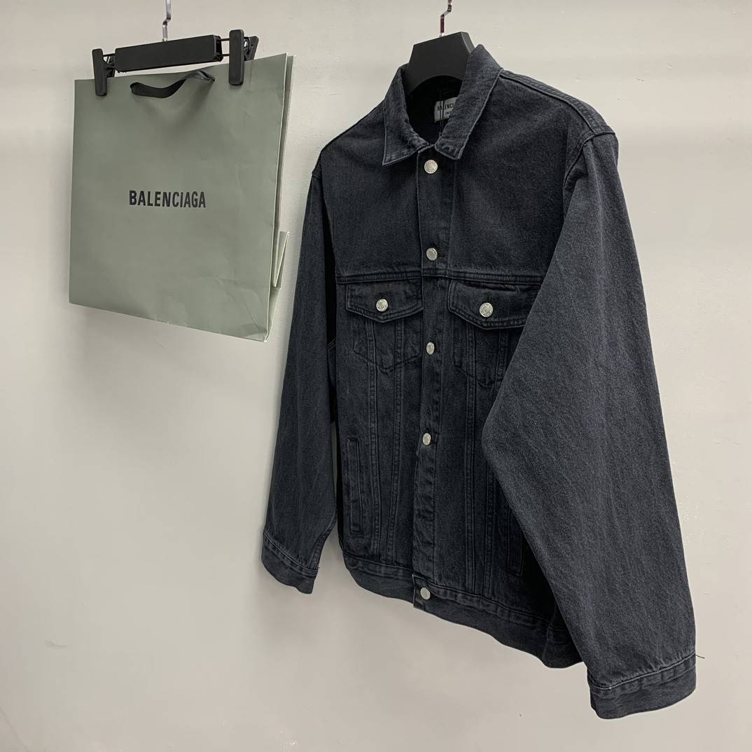 Ba1en*iaga BB letter denim jacket