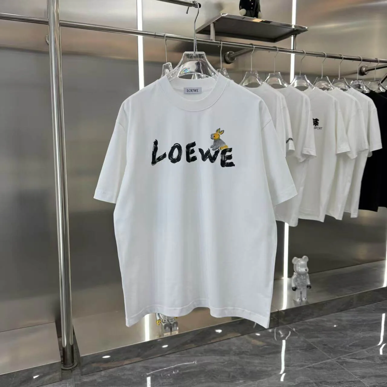 Hand-Painted Print T Shirt