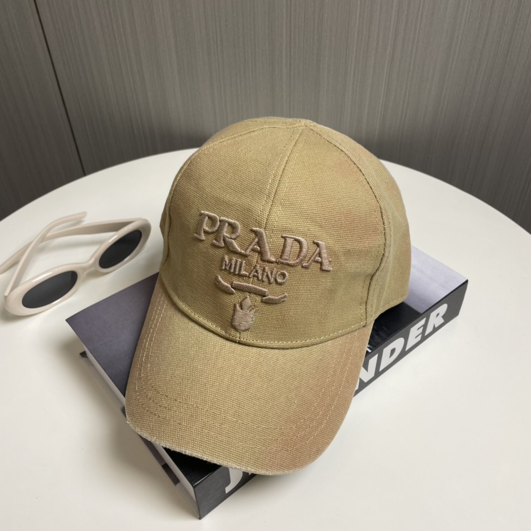 [#4806] Pra*a baseball cap peaked ca p hat