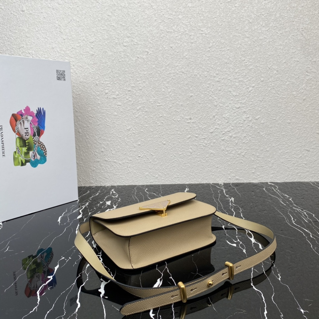 Pra*a Emblème Saffiano Shoulder Bag