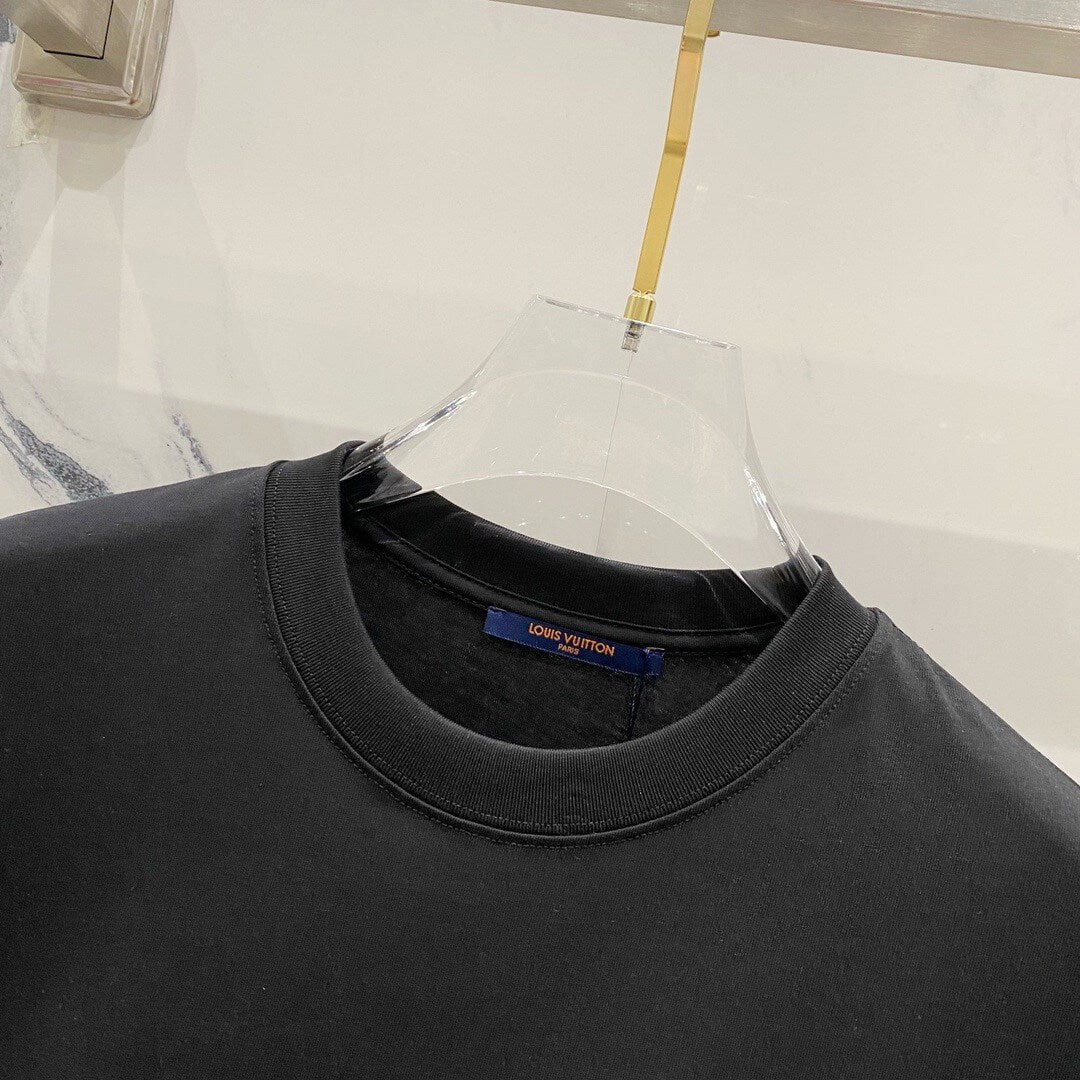 Sleeve Embroidery Pattern T Shirt