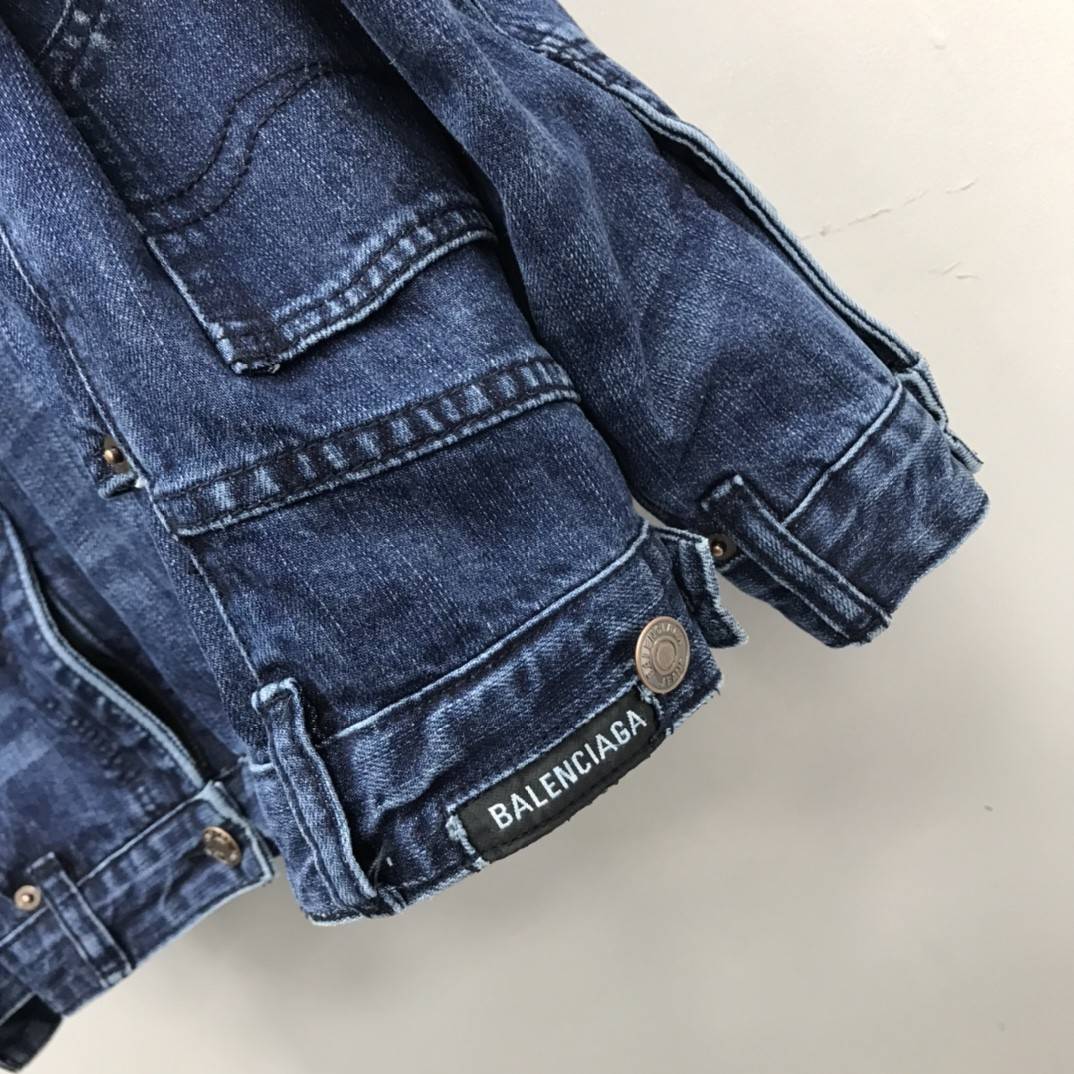 Ba1en*iaga Jean Jacket
