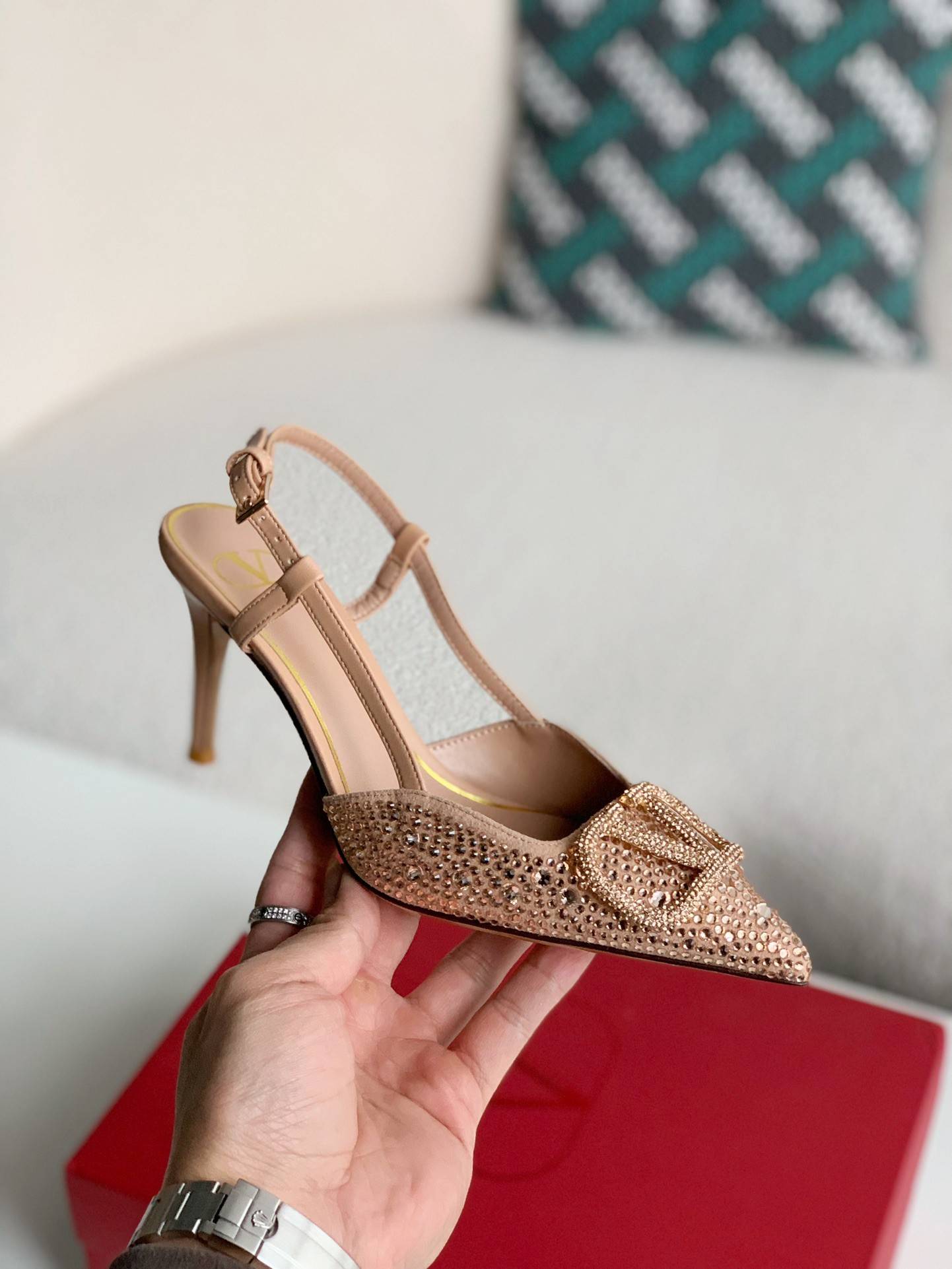 Va1e*ntin0 Summer 2023 new high-heeled sandals