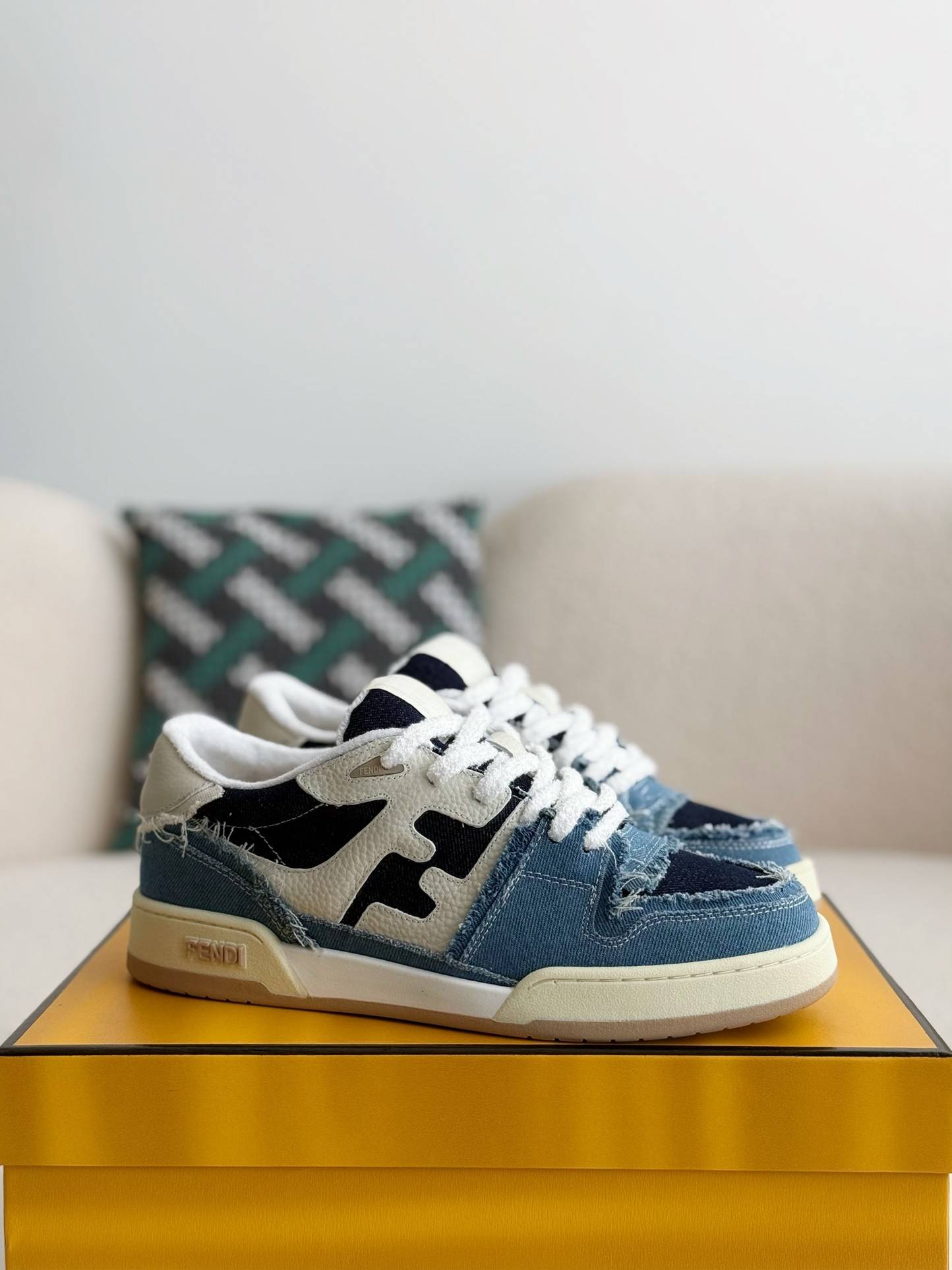 F**di Low-top denim shoes