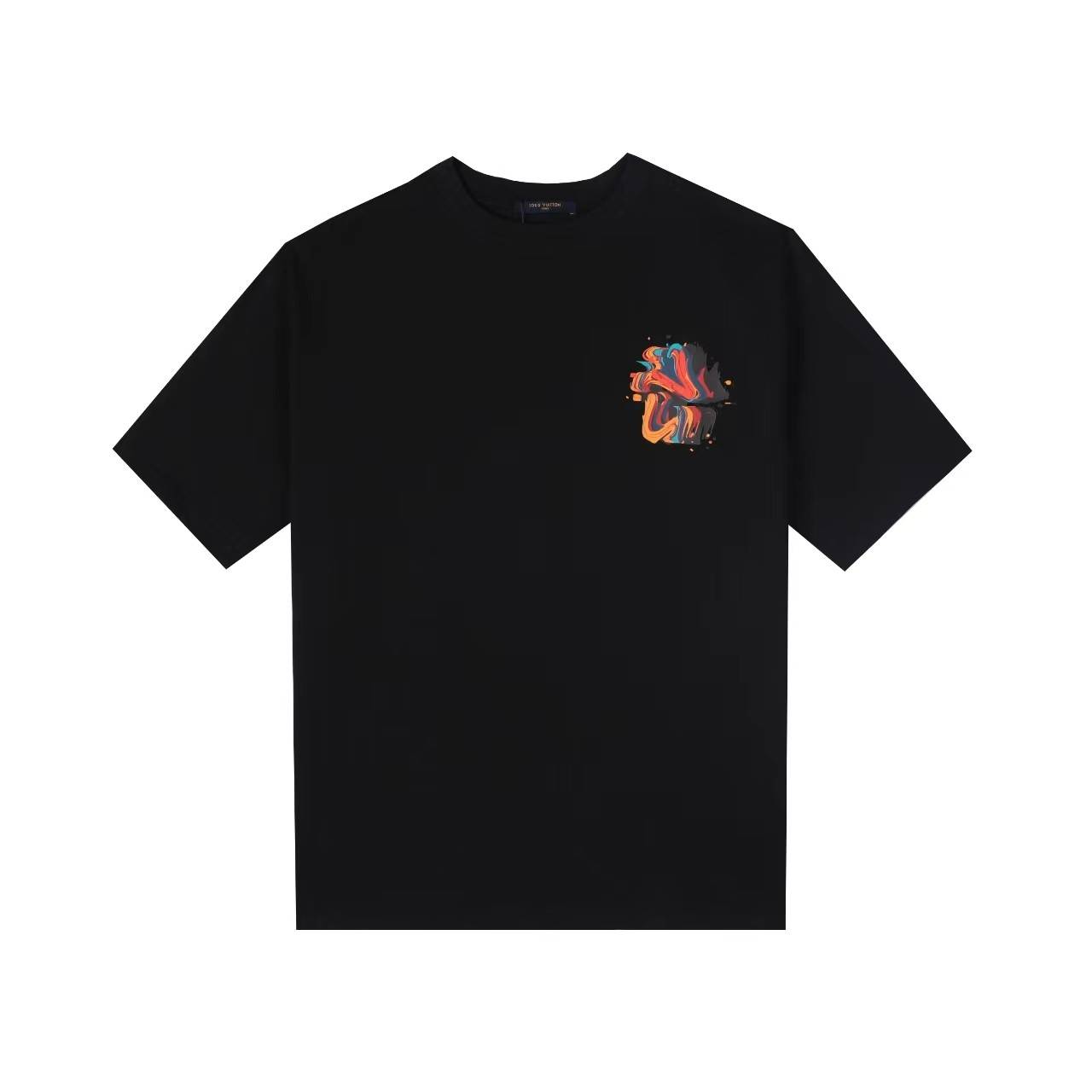 L0vis Vvtt0n 23ss front and back patterned t-shirt