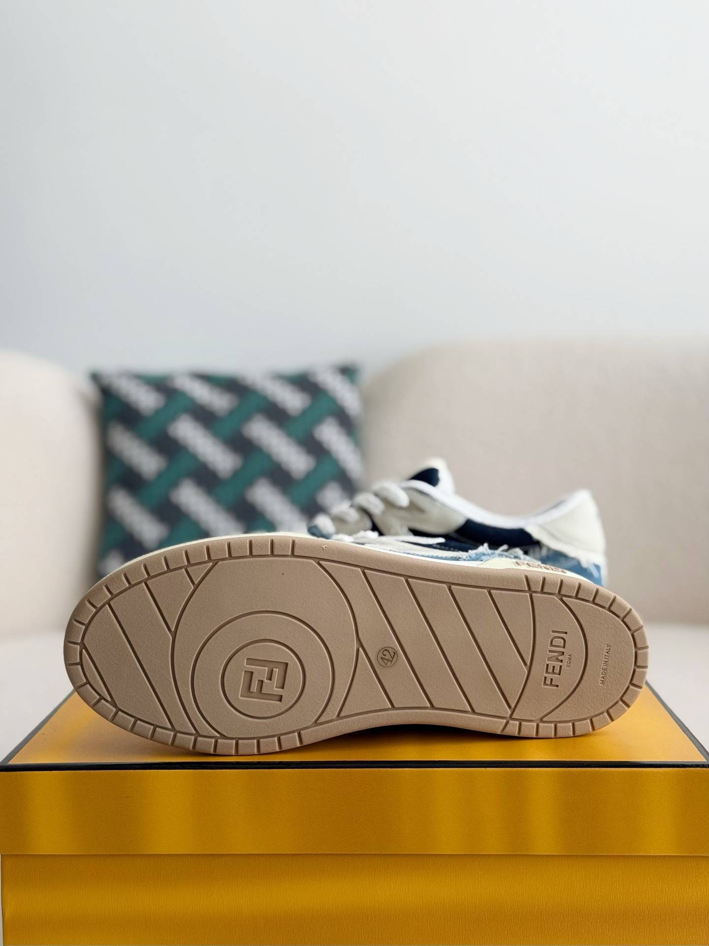 F**di Low-top denim shoes