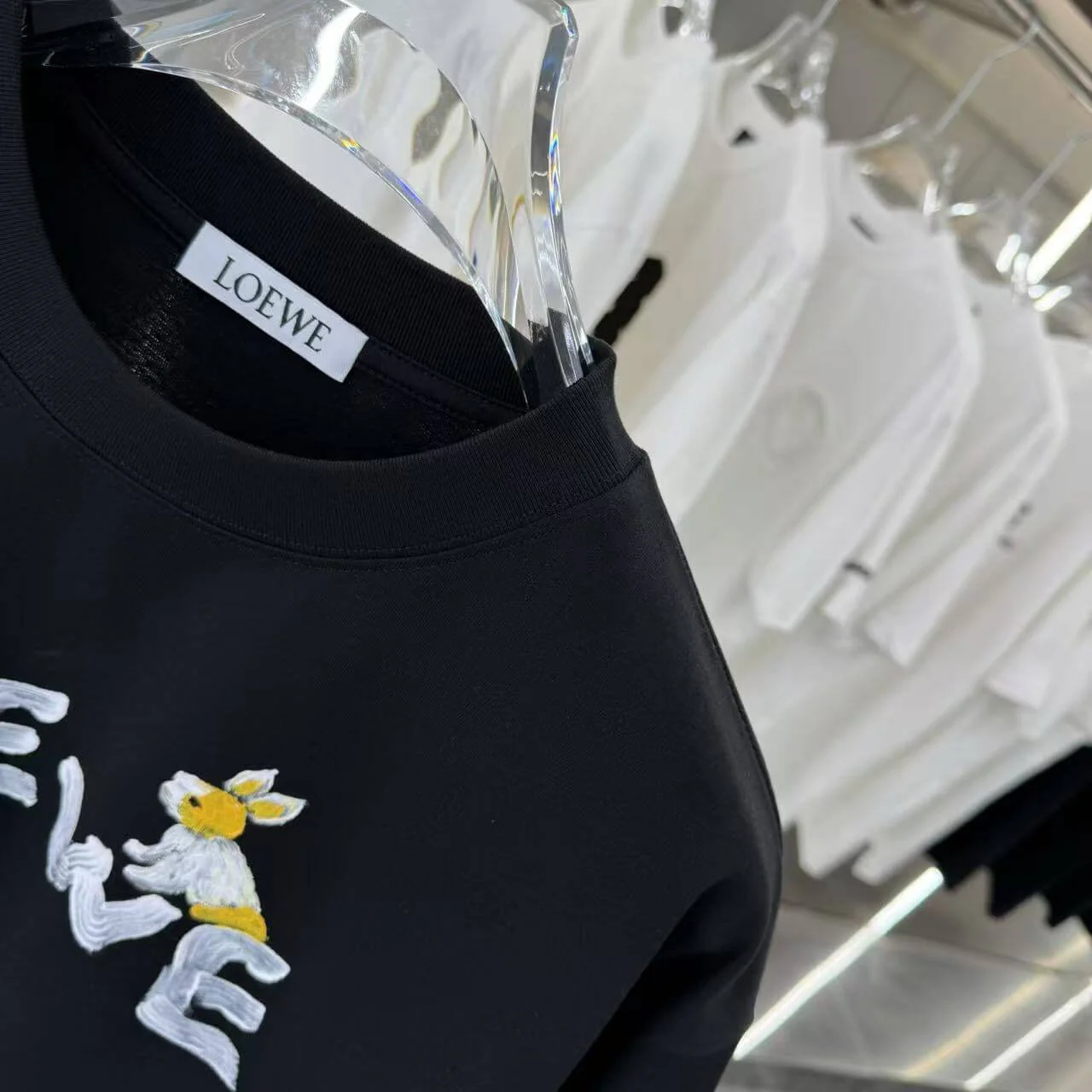 Hand-Painted Print T Shirt