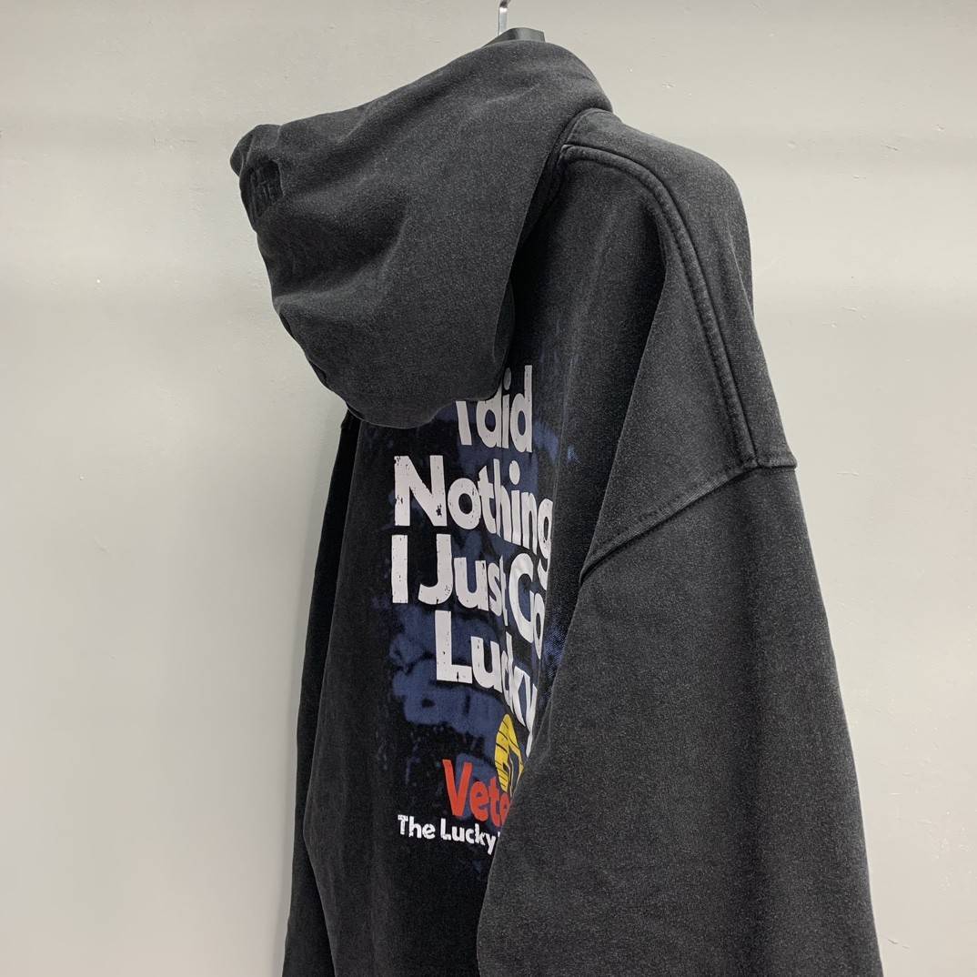 Ba1en*iaga Lucky hooded sweatshirt