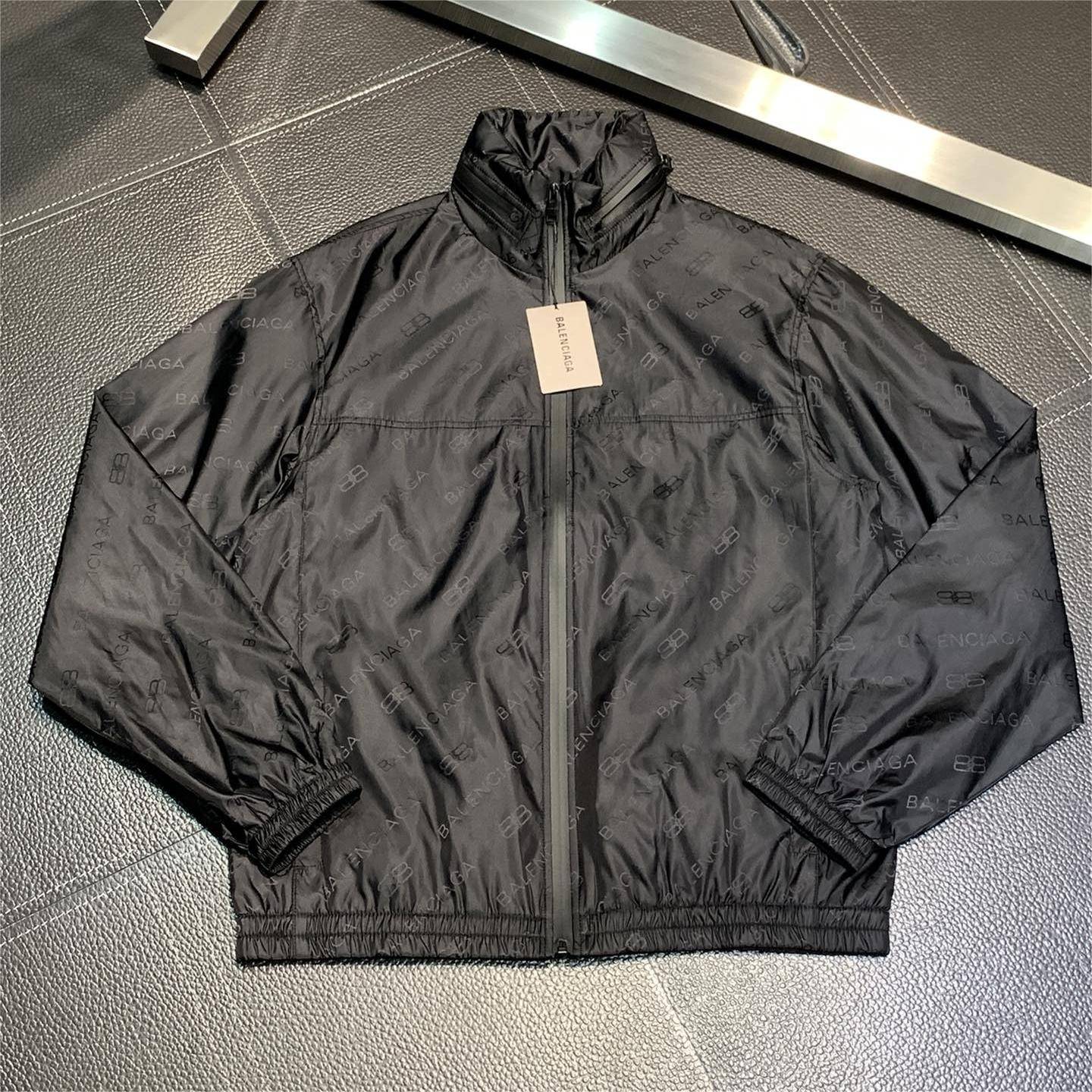 Ba1en*iaga  hooded stand collar jacket