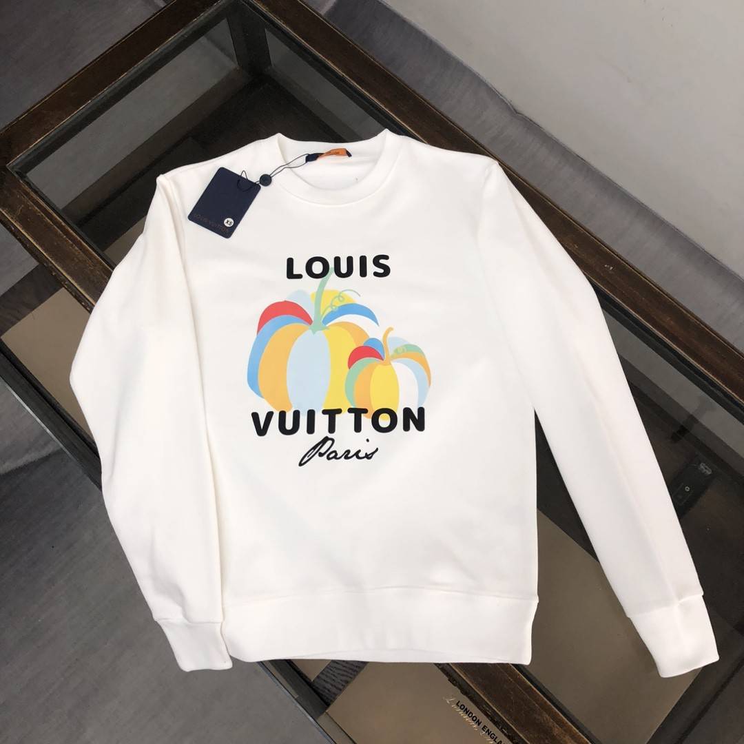 L0vis Vvtt0n 2023 new autumn and winter couples style round neck sweatshirt
