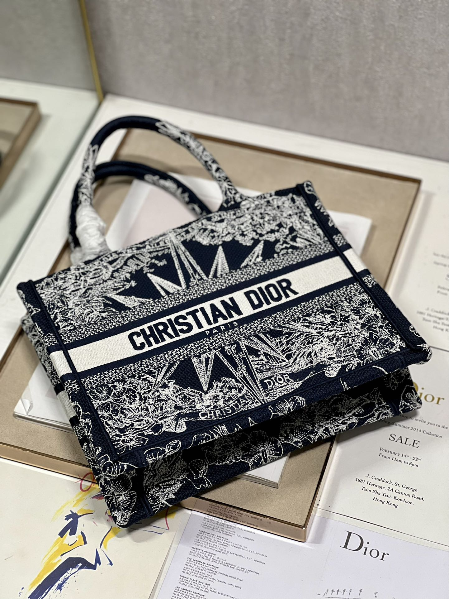 Small D10r Book Tote