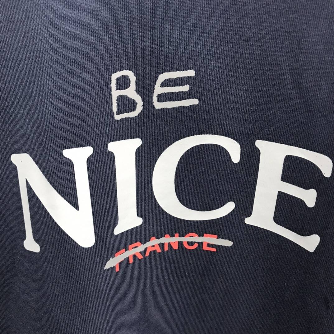 Ba1en*iaga BE NICE hooded sweatshirt