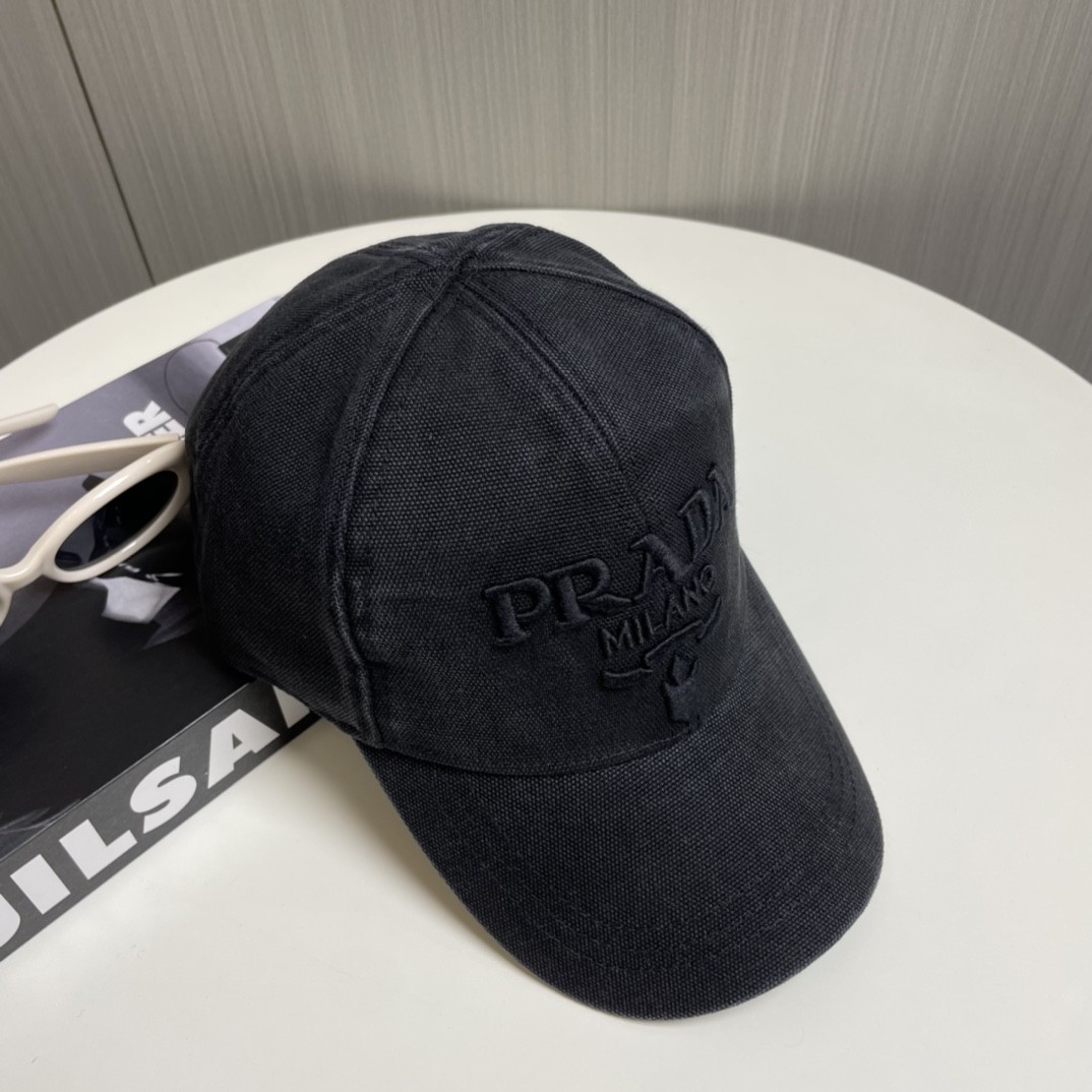 [#4807] Pra*a baseball cap peaked ca p hat