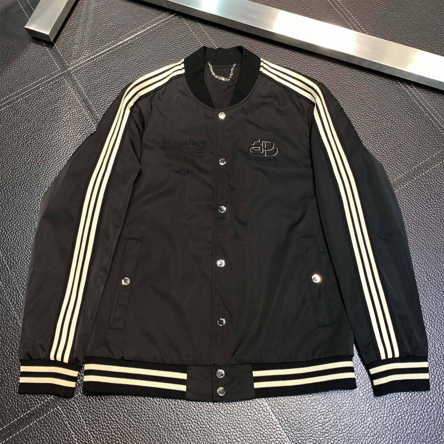 Ba1en*iaga digital print monogram trench coat