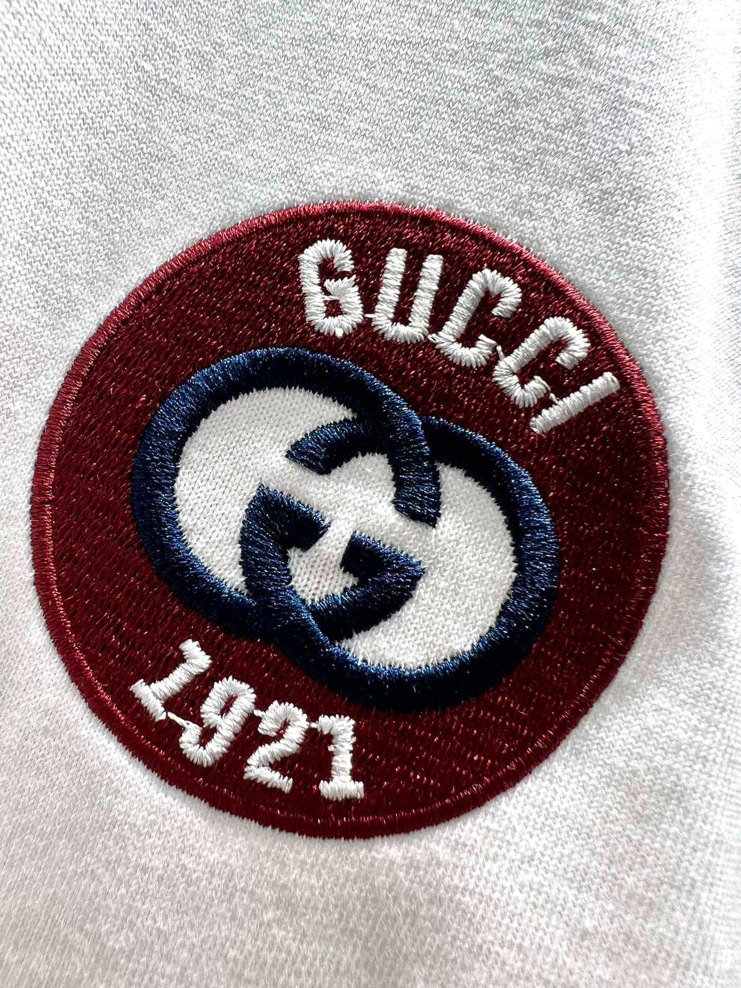 Double G Embroidery Stripes T Shirt