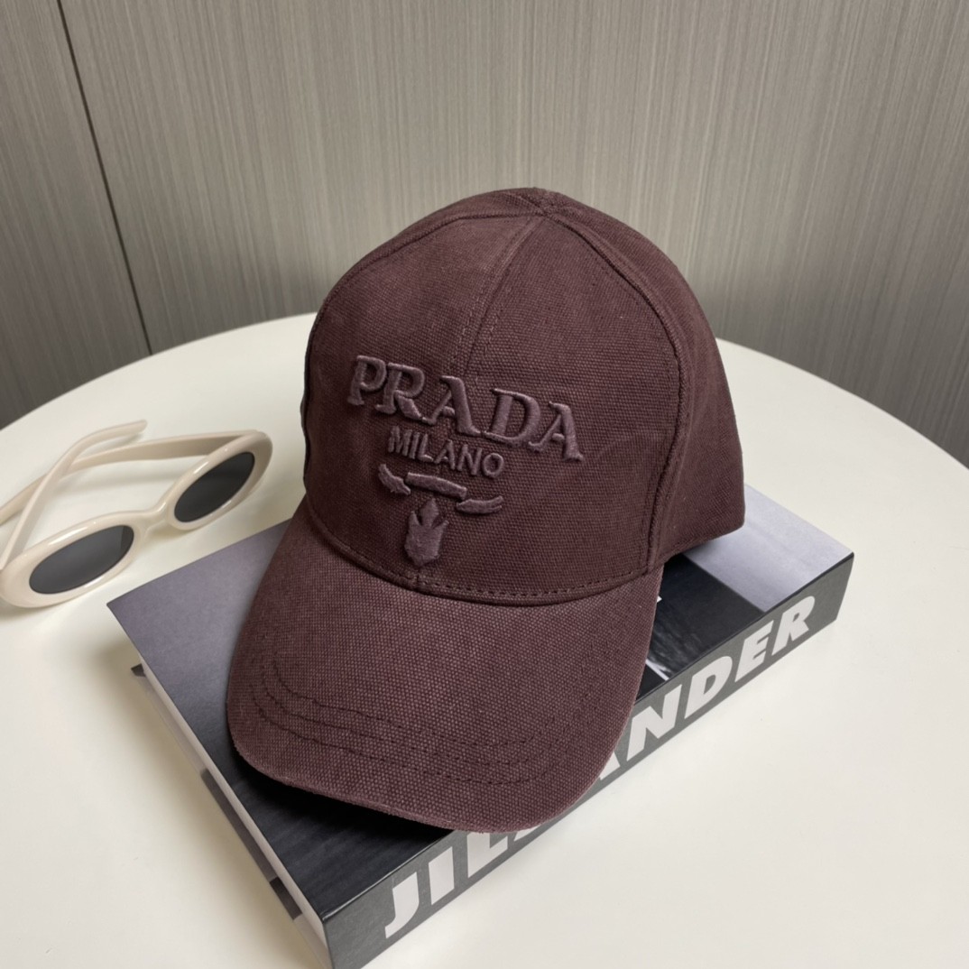 [#4805] Pra*a baseball cap peaked ca p hat