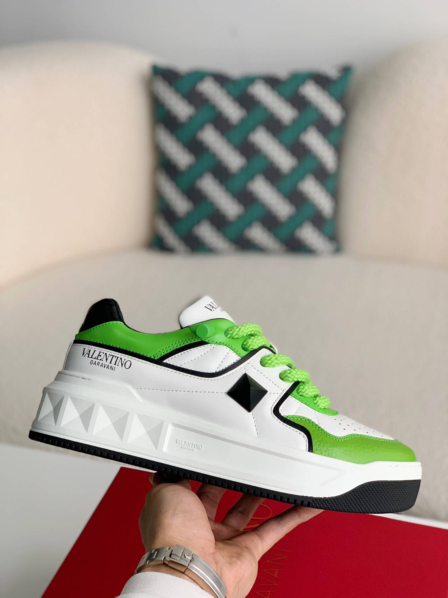 Va1e*ntin0 One Stud Sneakers