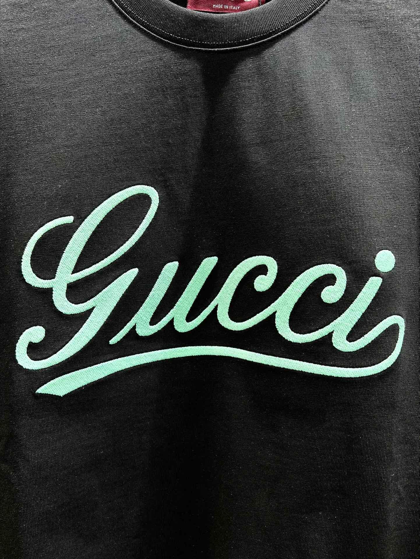 Letter Embroidery T Shirt