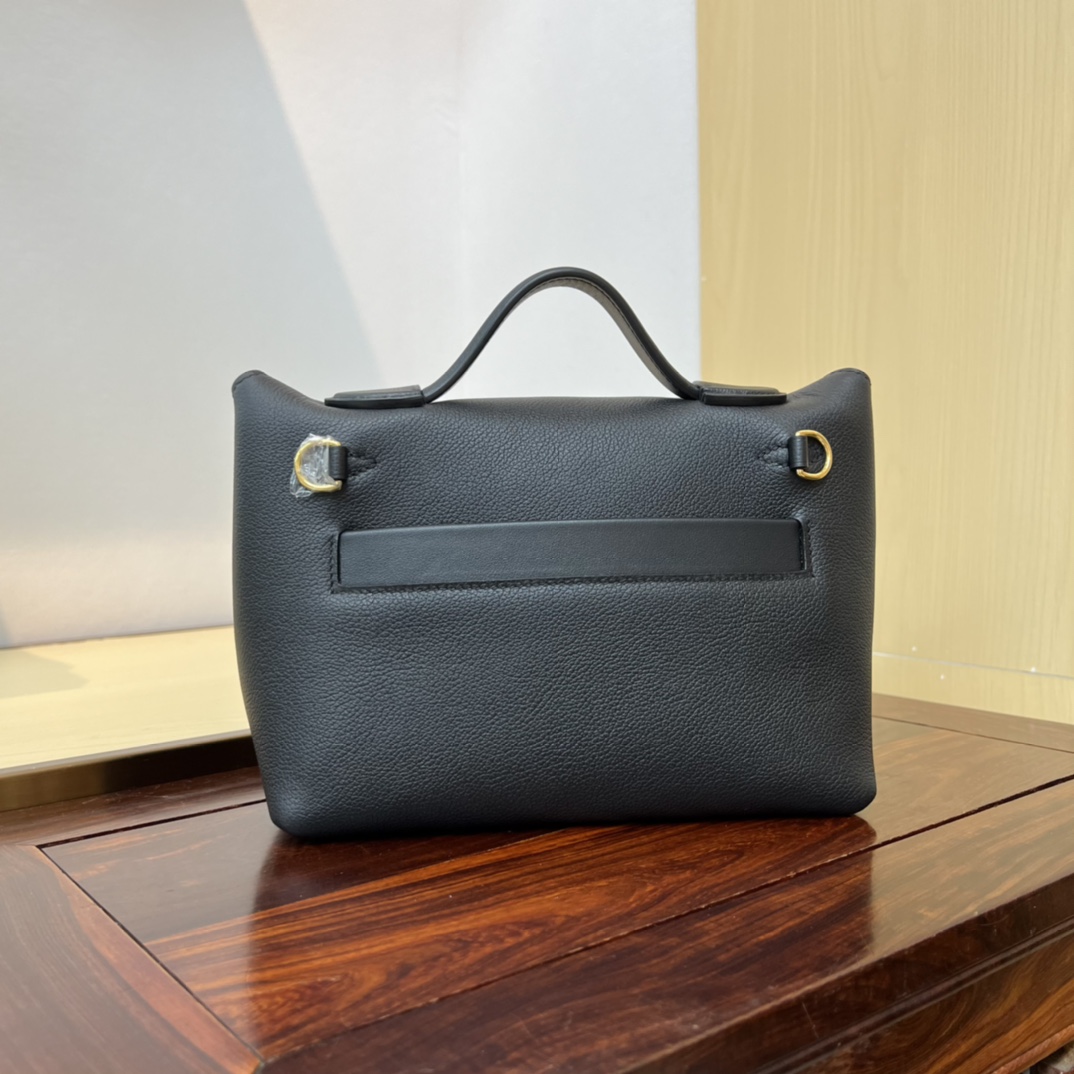 H**me5 new Kelly2424mini handmade glacier white evercolor Swift leather size: 21cm