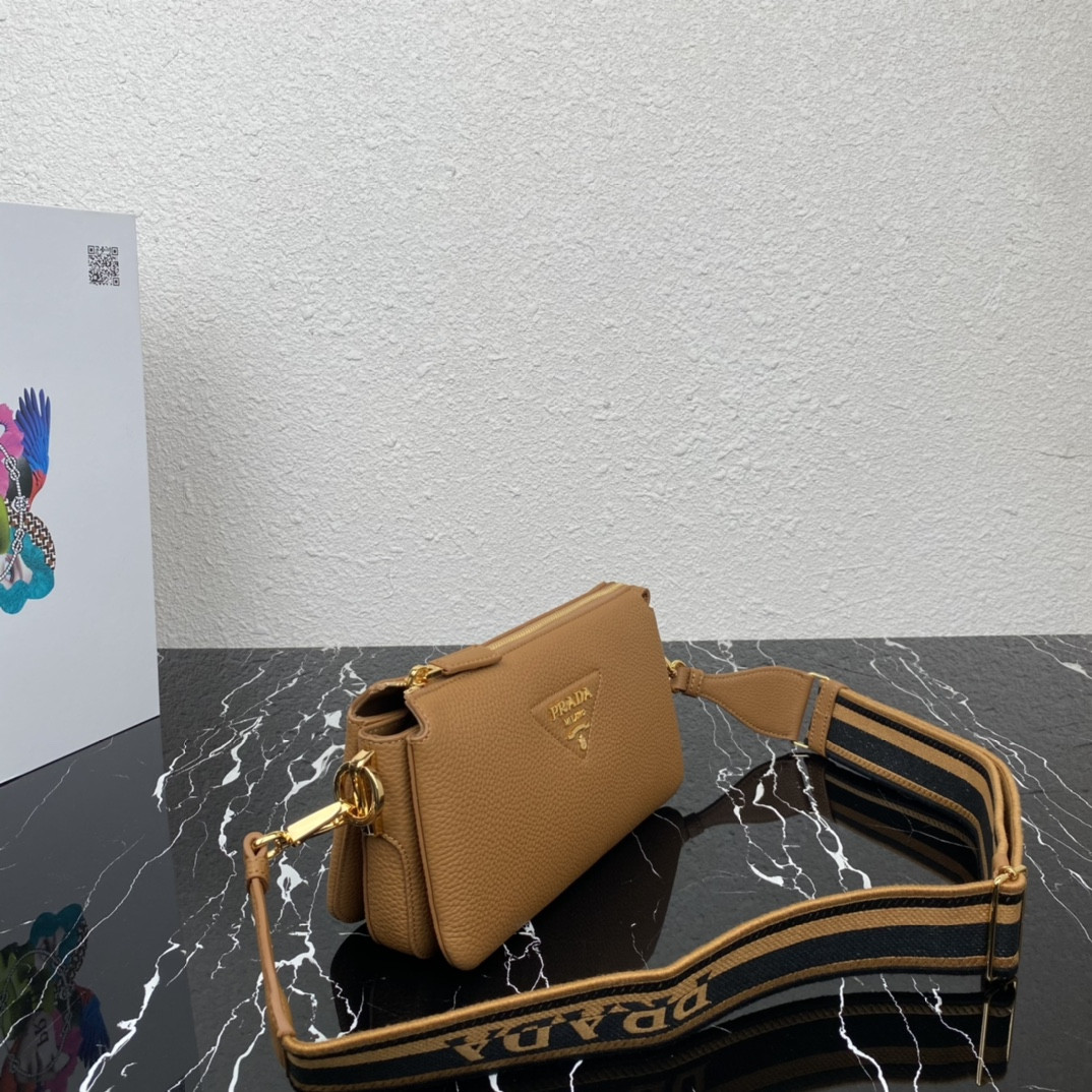 Pra*a Leather Shoulder Bag