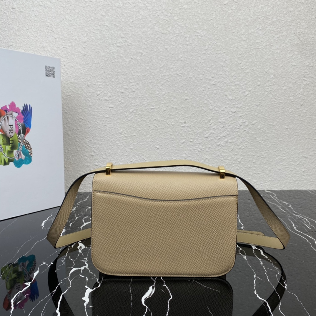Pra*a Emblème Saffiano Shoulder Bag
