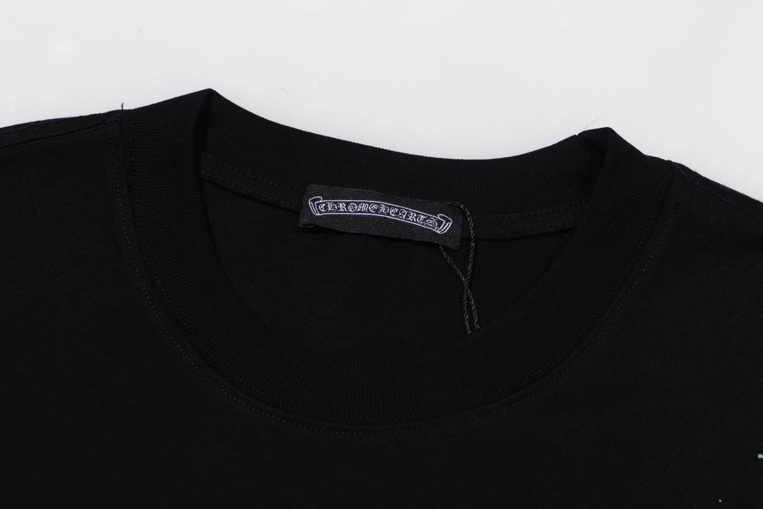 Ch*0me He**ts 24ss Crockett splash ink printing process short sleeve