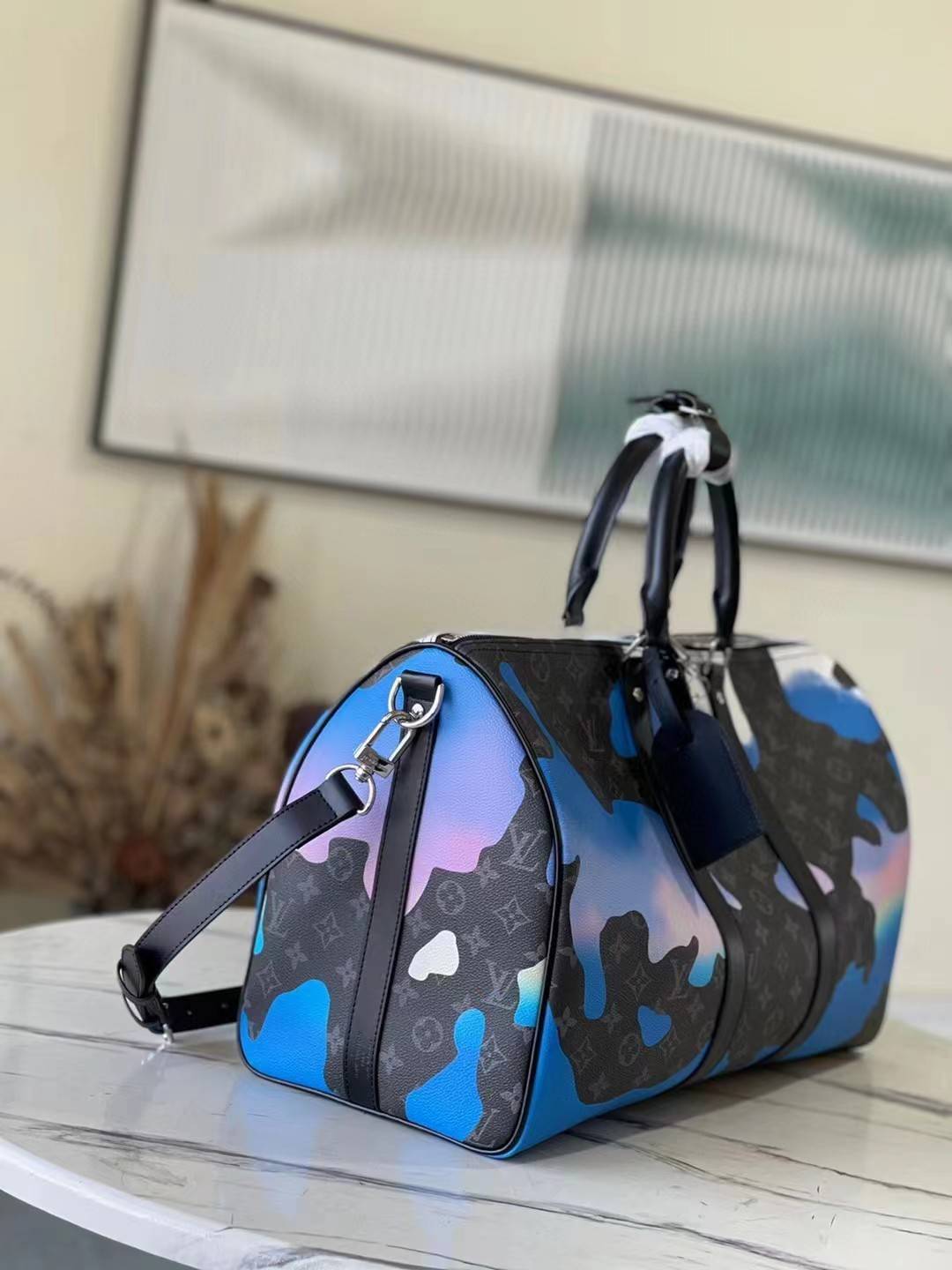 L*V KEEPALL BAG M46356 size:45*27*20cm