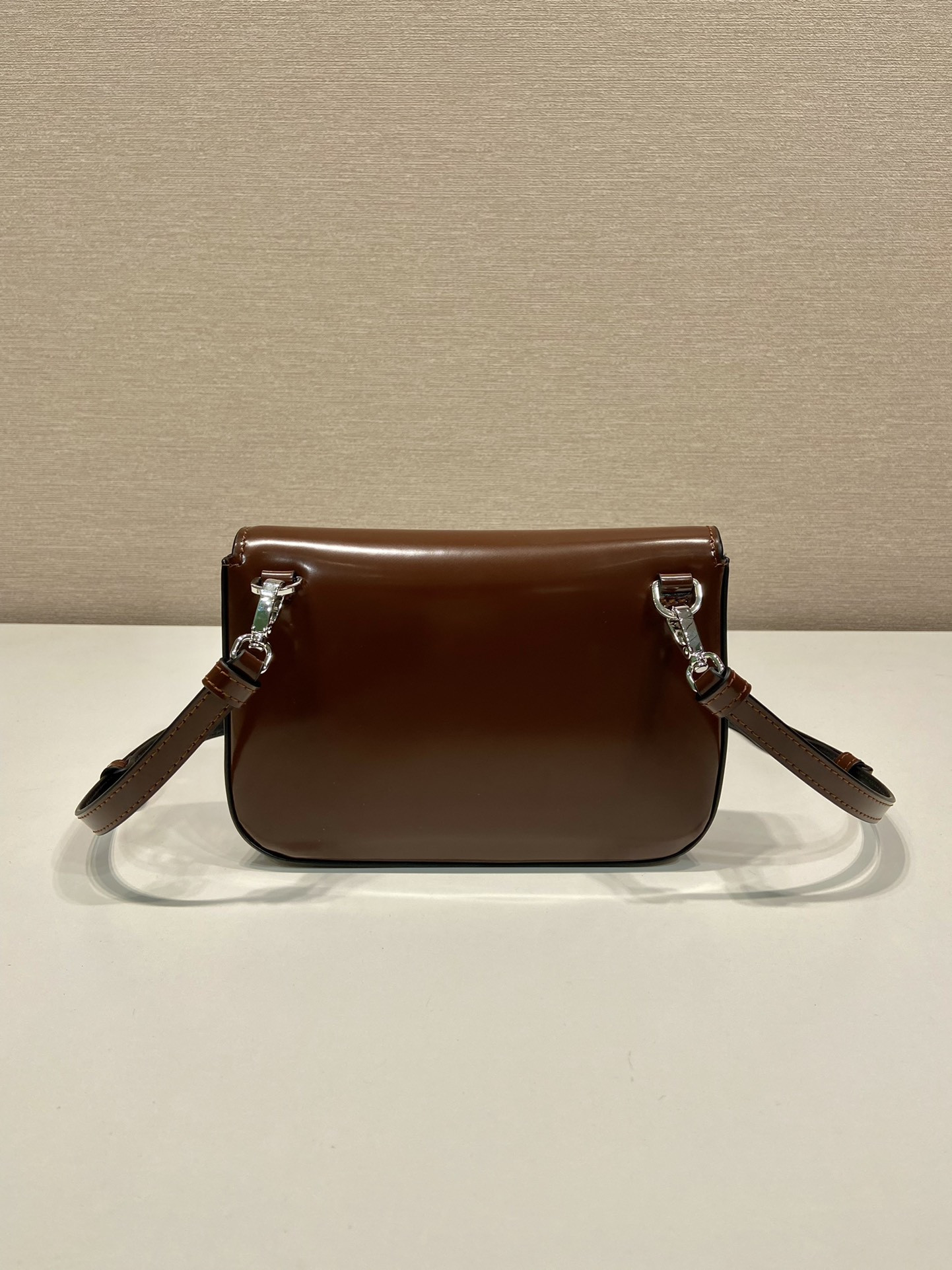Pra*a Brushed Leather Mini-bag With Shoulder Strap Bag