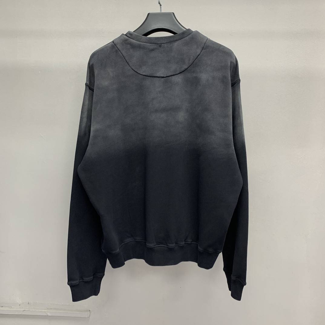 Ba1en*iaga embroidered sweatshirt