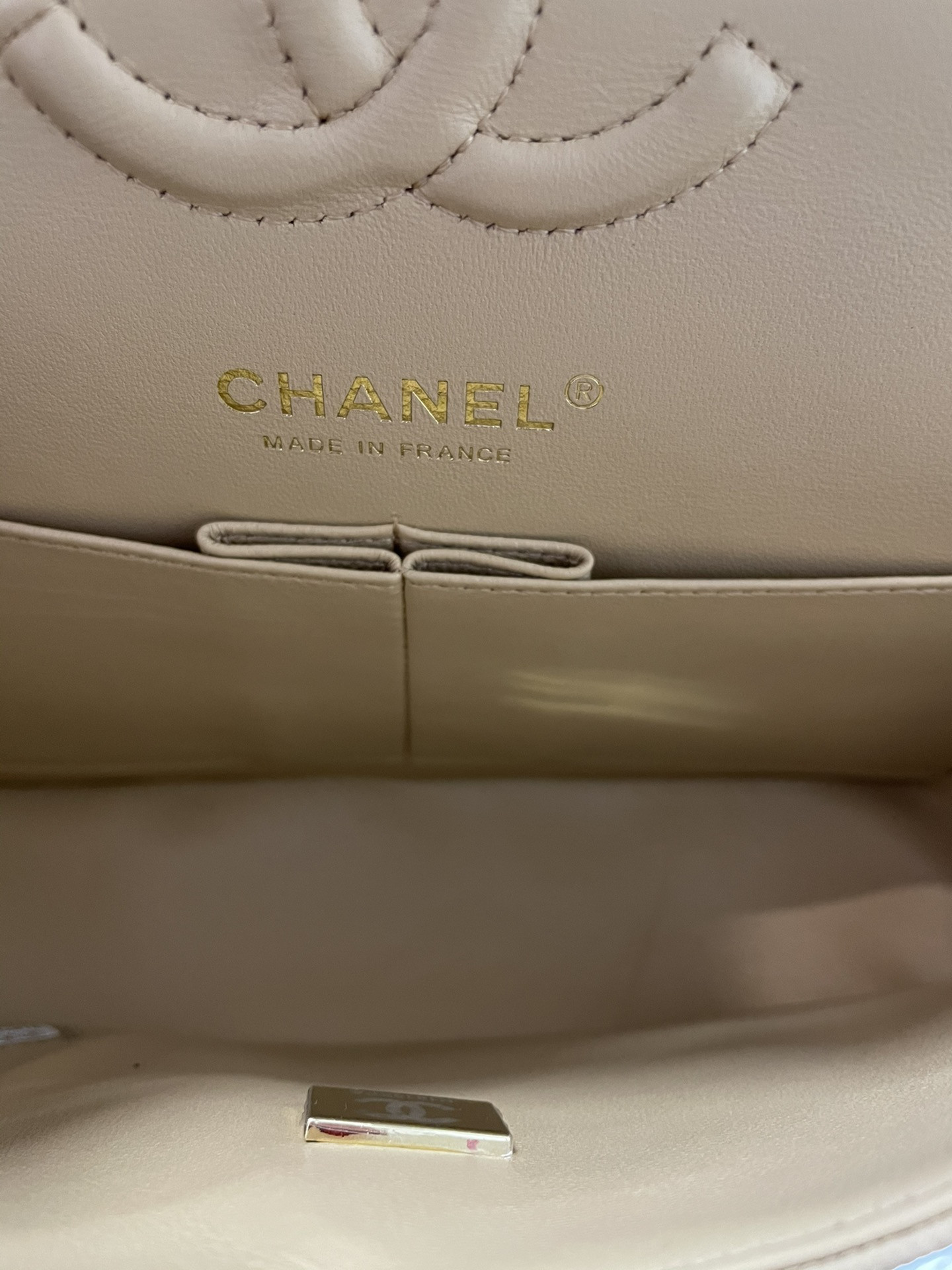 Chanle Small Classic Handbag Gold Hardware