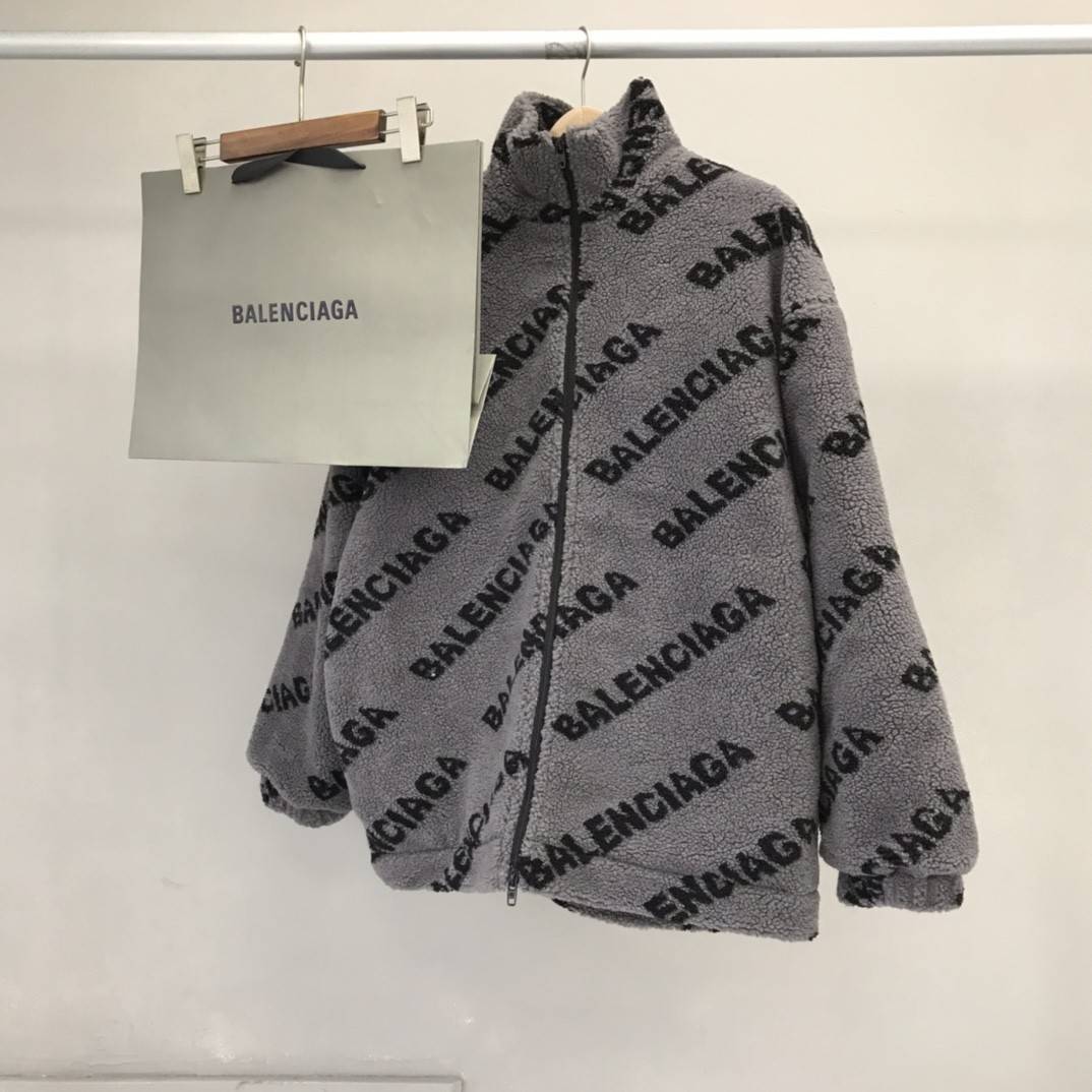 Ba1en*iaga lambskin jacket