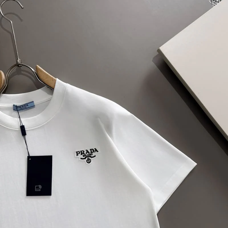 Minimalist Patchwork Embroidered T-Shirt