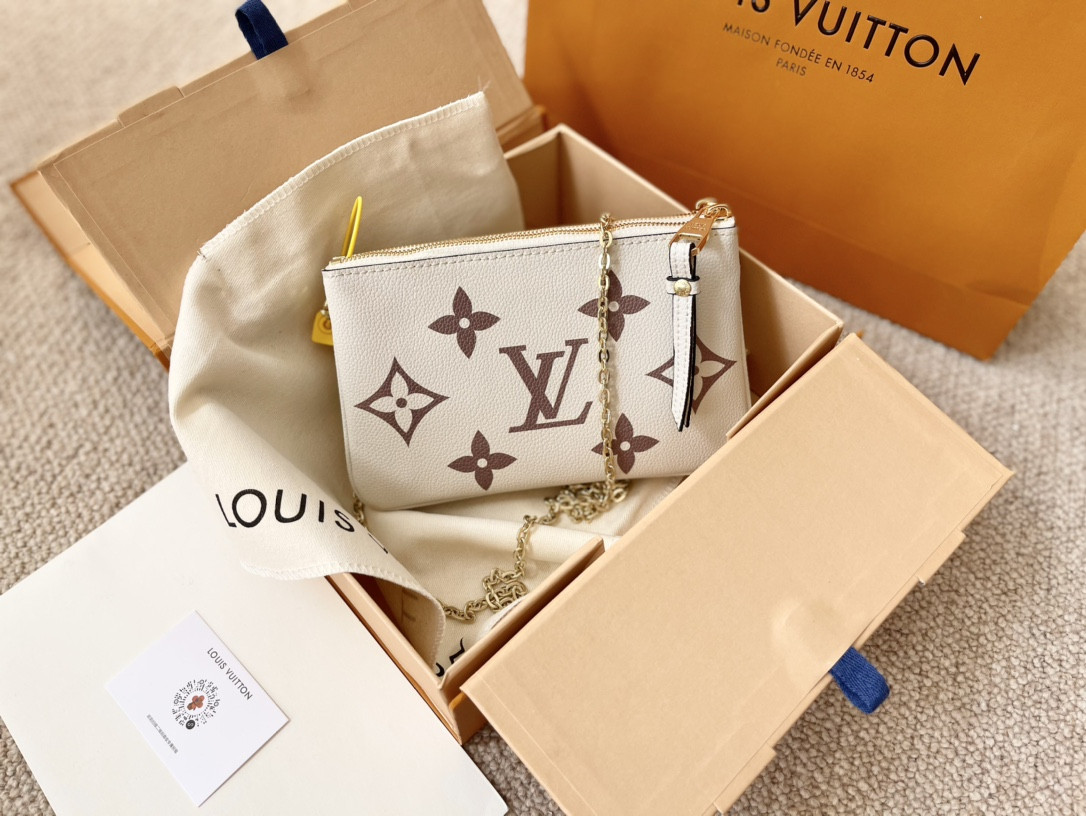 Lv Double Zip Bag