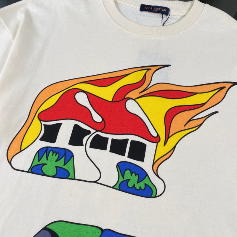 2025 Flame Graffiti Locomotive T-Shirt