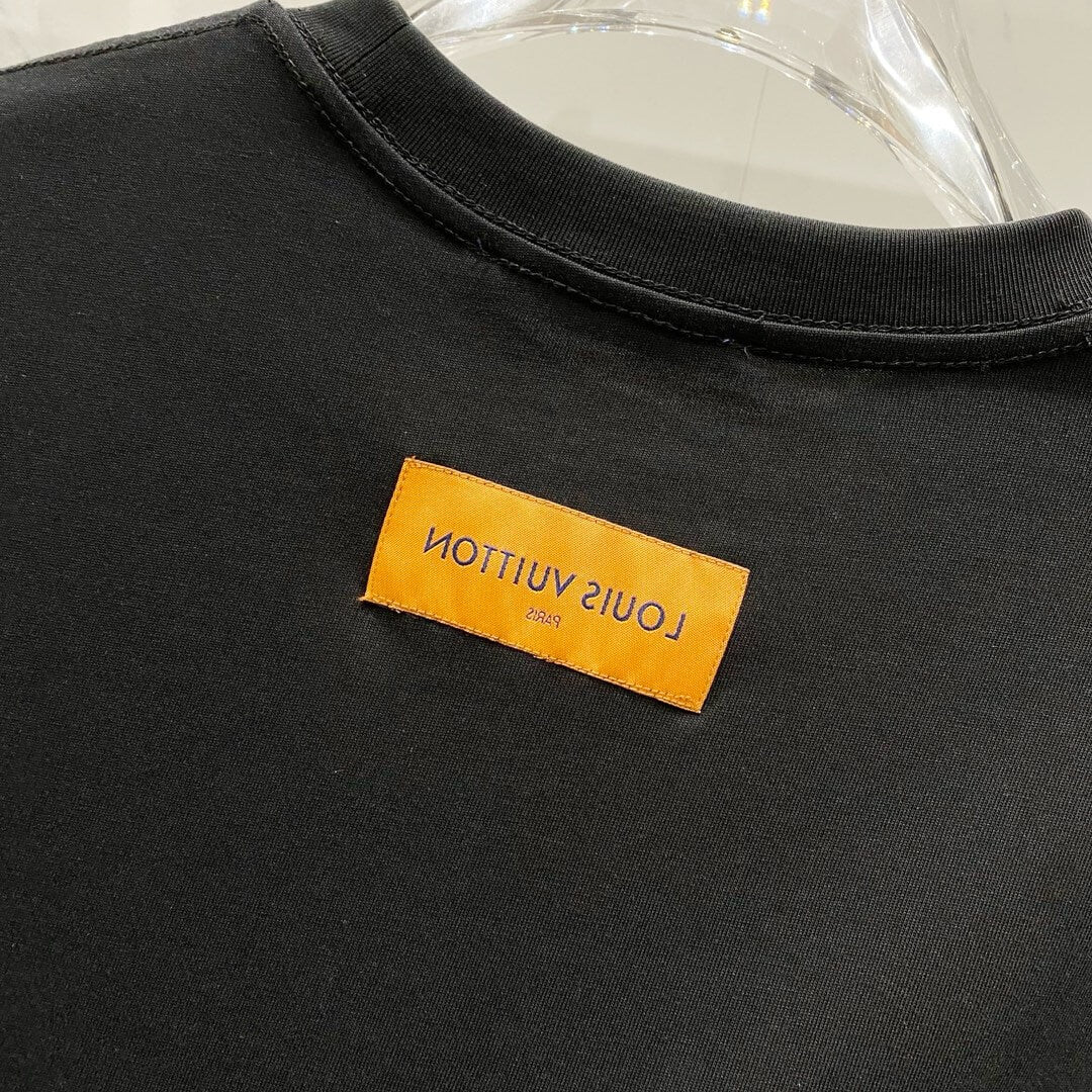 Sleeve Embroidery Pattern T Shirt