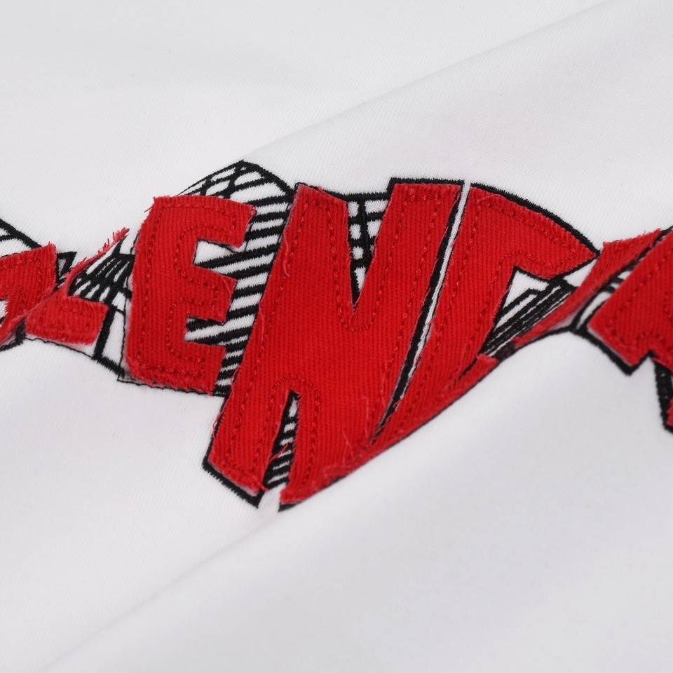 Ba1en*iaga 24s embroidered fabric t-shirt