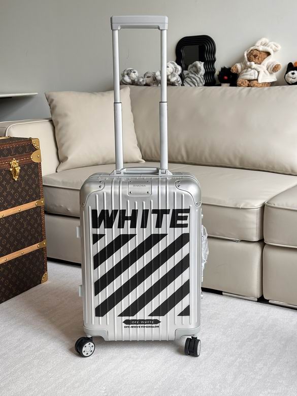 R1m0wa silver off-white™ x R1m0wa co-branded luggage 21chic