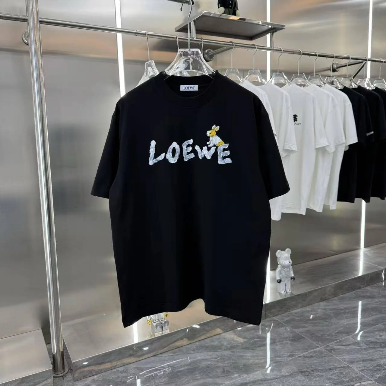 Hand-Painted Print T Shirt