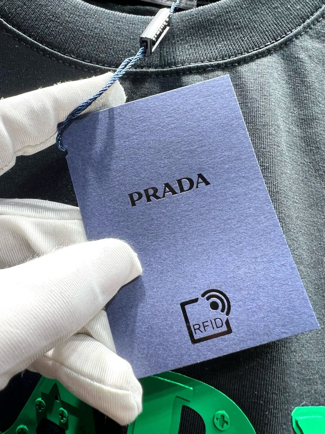 Green Silicone Graphic T Shirt