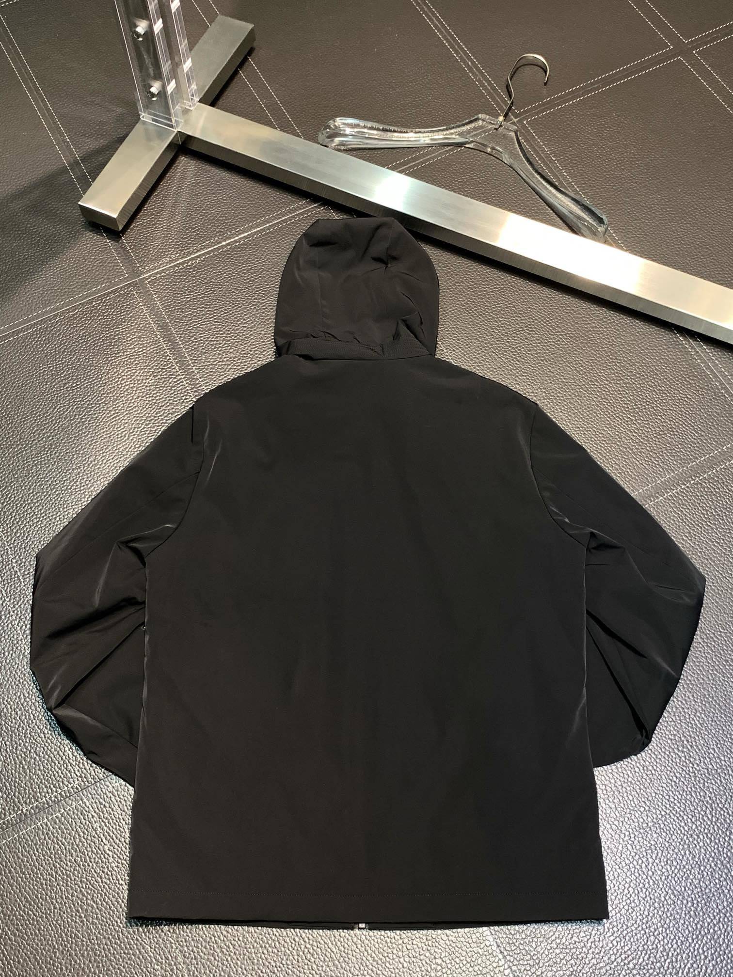 Zegna Casual hooded windbreaker