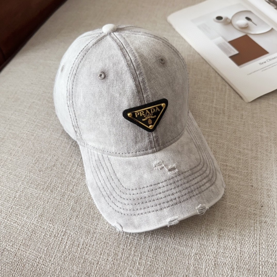 [#4809] Pra*a baseball cap peaked ca p hat