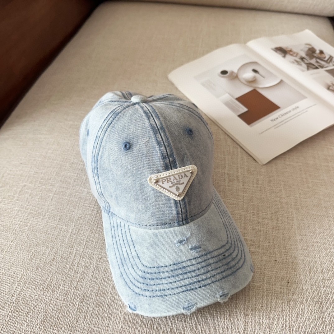 [#4813] Pra*a baseball cap peaked ca p hat