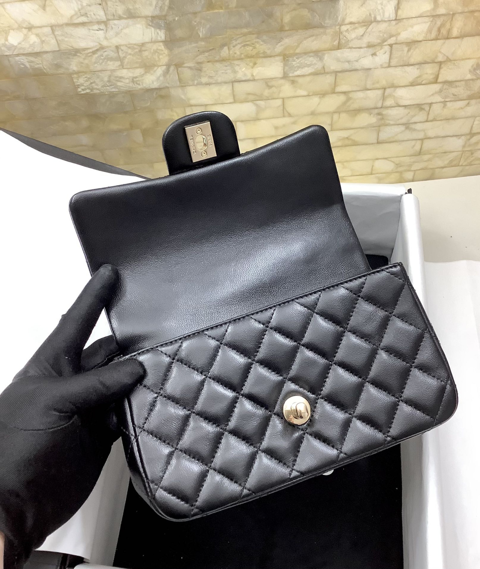 Chanle Mini Flap Bag With Top Handle