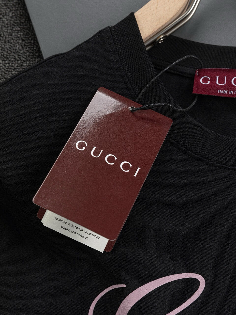 Pink Letters Print T Shirt